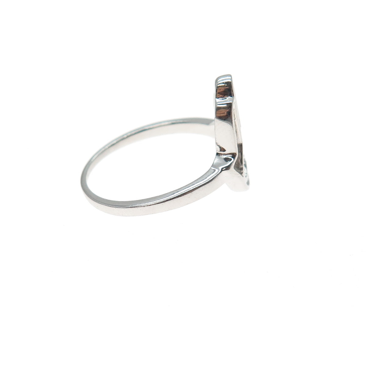 925 Sterling Silver Hamsa Amulet Ring Size 7