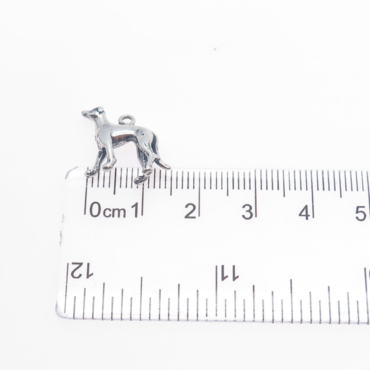 SHUBE 925 Sterling Silver Vintage Dog Minimalist Charm Pendant