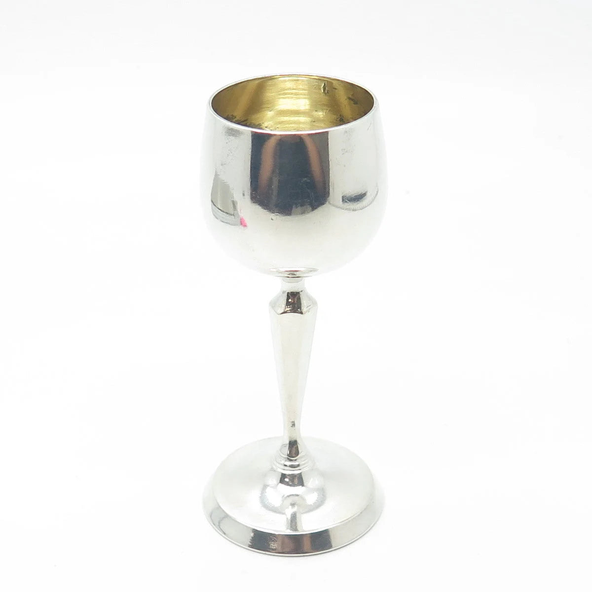 800 Silver Antique Art Deco Germany Handcrafted Wine Goblet Cup