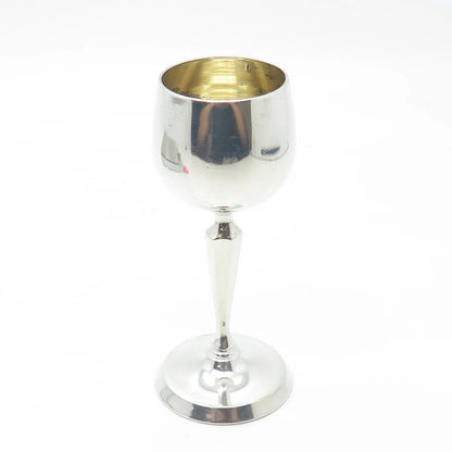 800 Silver Antique Art Deco Germany Handcrafted Wine Goblet Cup