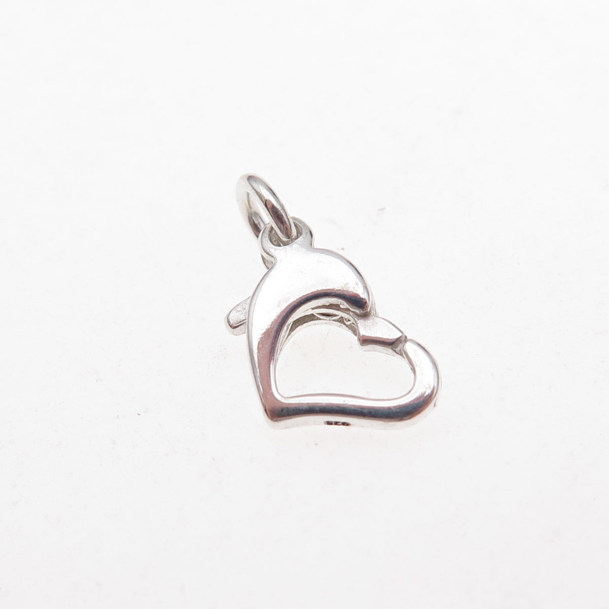 925 Sterling Silver Bracelet / Necklace Heart Lobster Lock Clasp