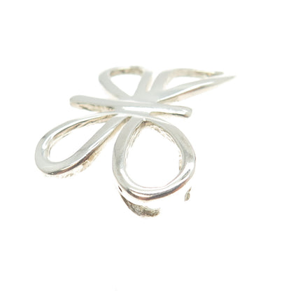 925 Sterling Silver Vintage Butterfly Slide Pendant