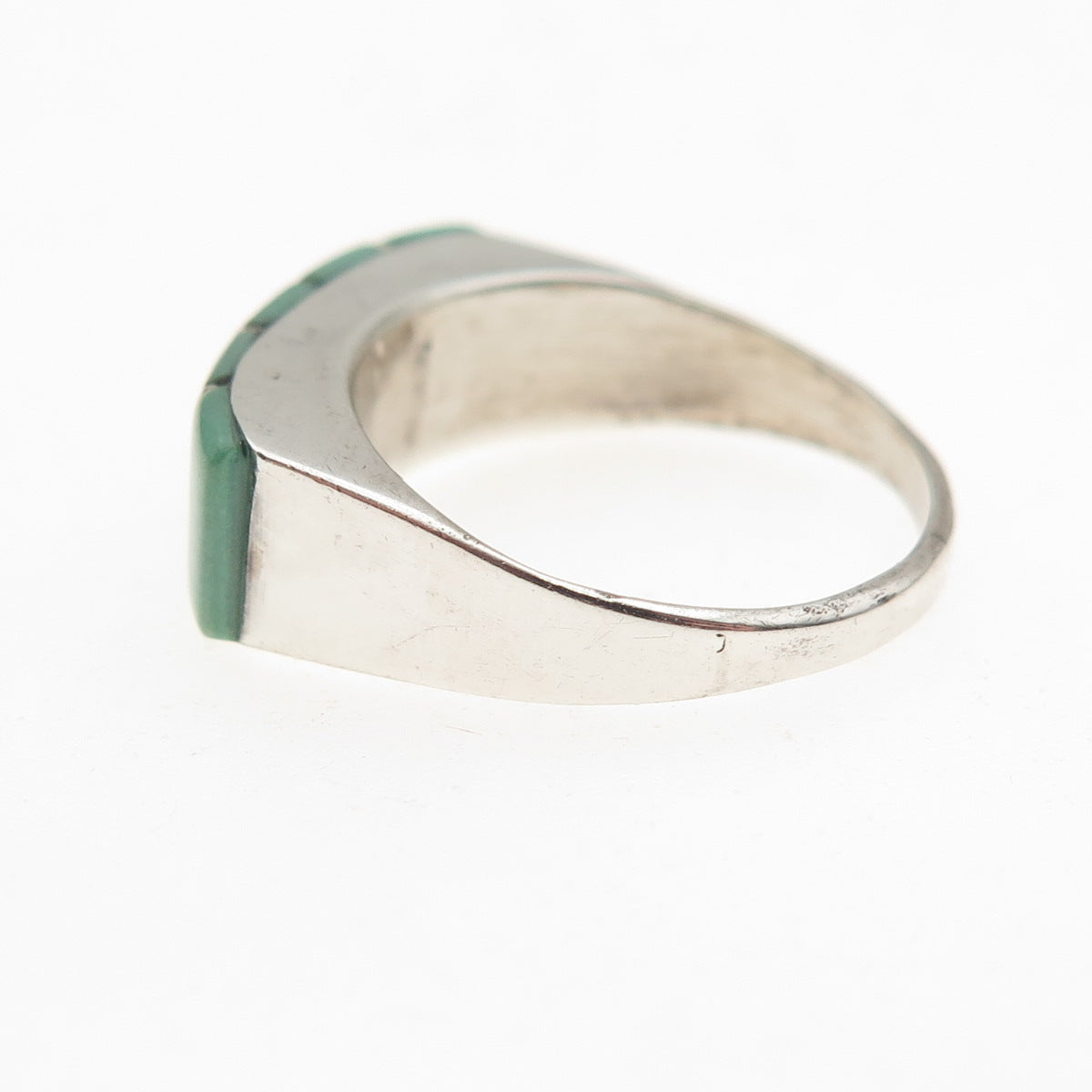 Old Pawn 925 Sterling Silver Vintage Southwestern Turquoise Ring Size 5.25
