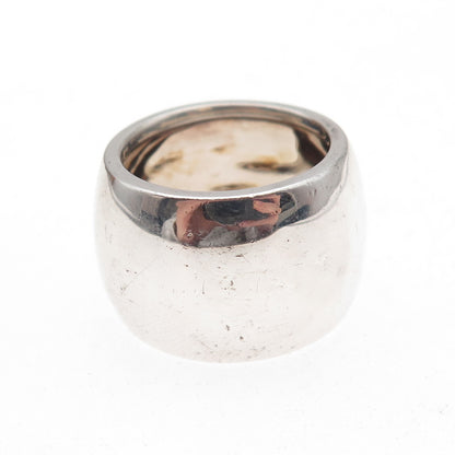 Silpada 925 Sterling Silver Vintage Wide Band Ring Size 6.5