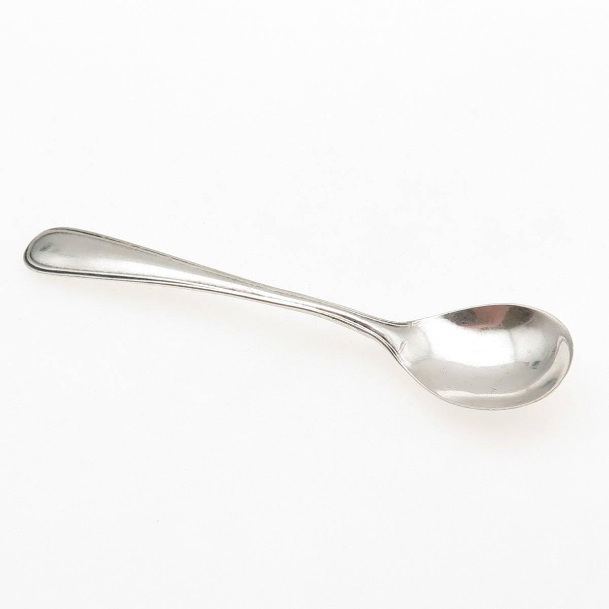 WEBSTER 925 Sterling Silver Antique Art Deco Individual Salt & Spices Spoon