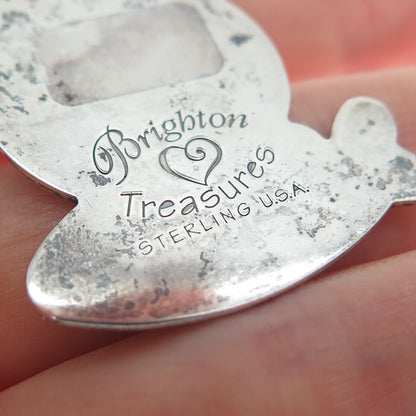BRIGHTON 925 Sterling Silver Vintage Treasures Winnie the Pooh Tigger Pendant