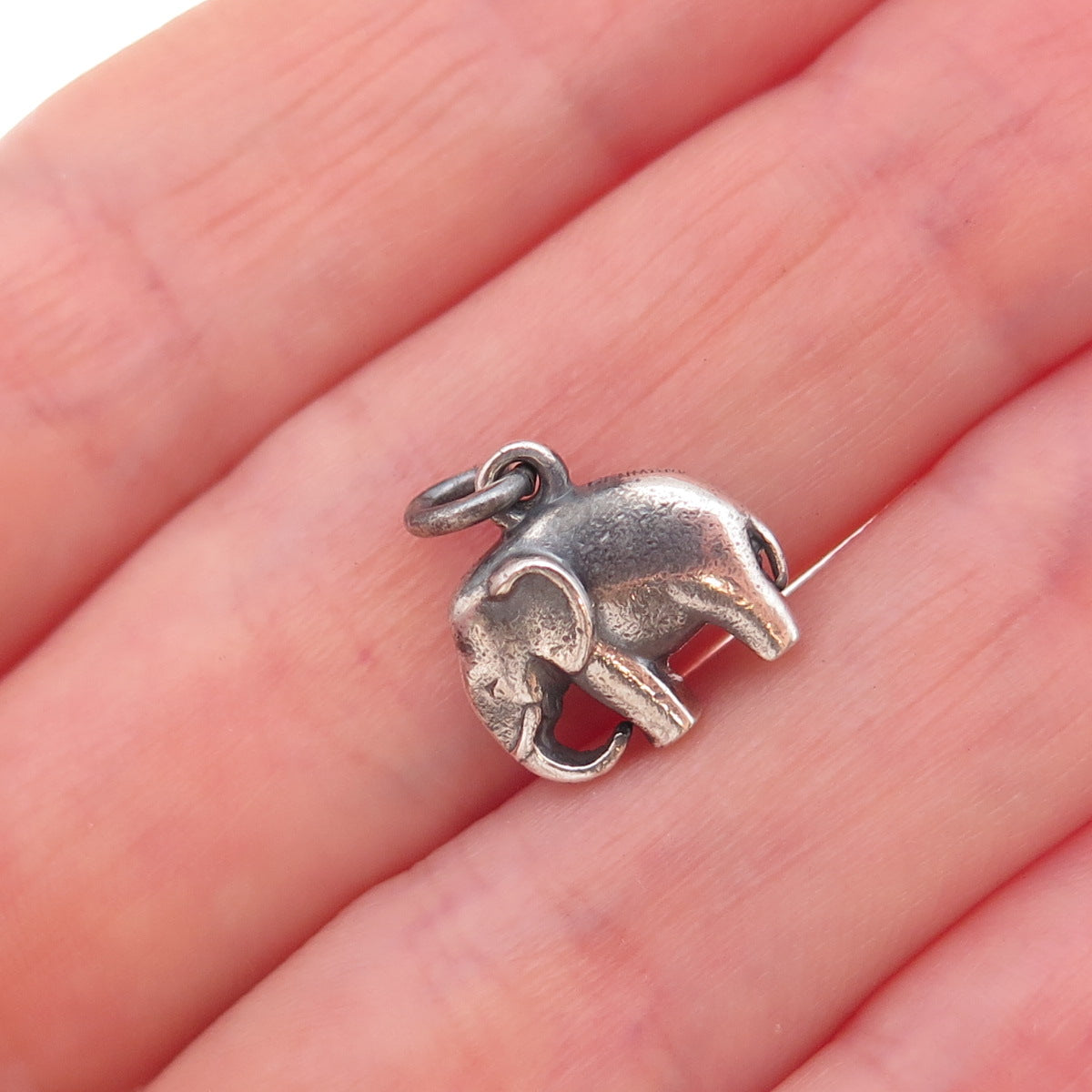 Georg Jensen 925 Sterling Silver Vintage Denmark Elephant Charm Pendant