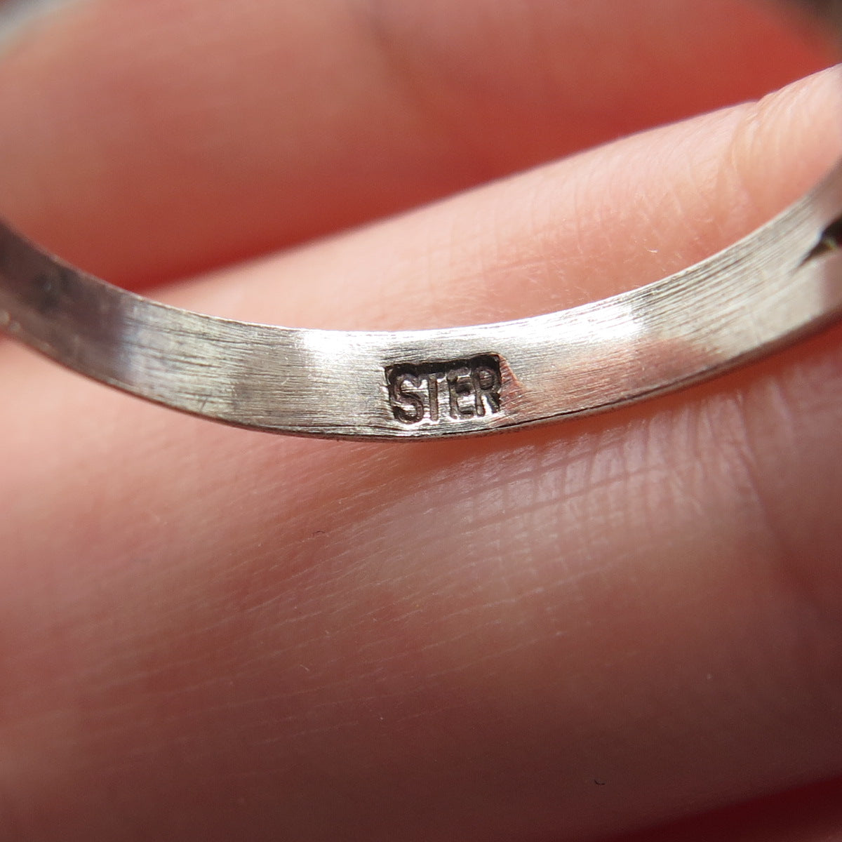 Old Pawn 925 Sterling Silver Vintage Southwestern Bisbee Turquoise Ring Size 5.5