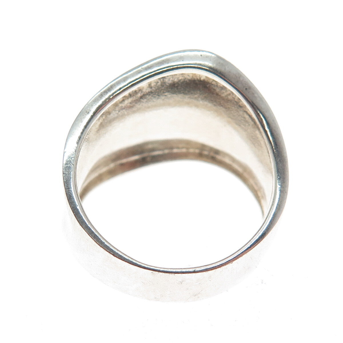 CHAPAL ZENRAY 925 Sterling Silver Vintage Modernist Ring Size 7.25