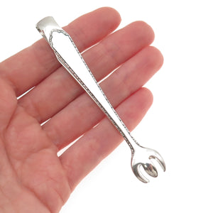 Lunt 925 Sterling Silver Antique Art Deco 1921 Treasure Sugar Tongs