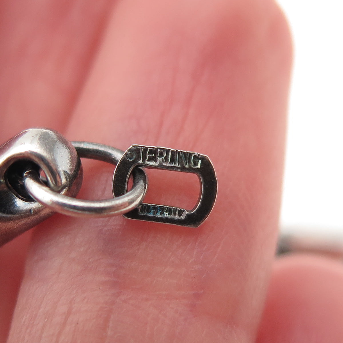 TIFFANY & CO. 925 Sterling Silver Vintage Twisted Rope Chain Necklace 16"