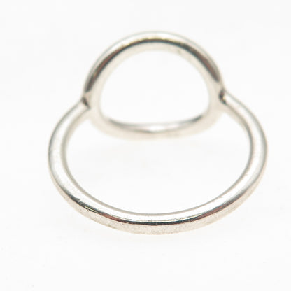 Silpada 925 Sterling Silver Vintage Karma Open Circle Ring Size 10