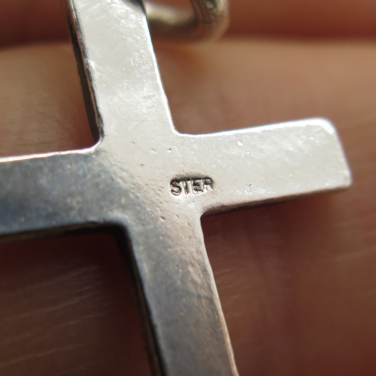 925 Sterling Silver Vintage Cross Minimalist Charm Pendant