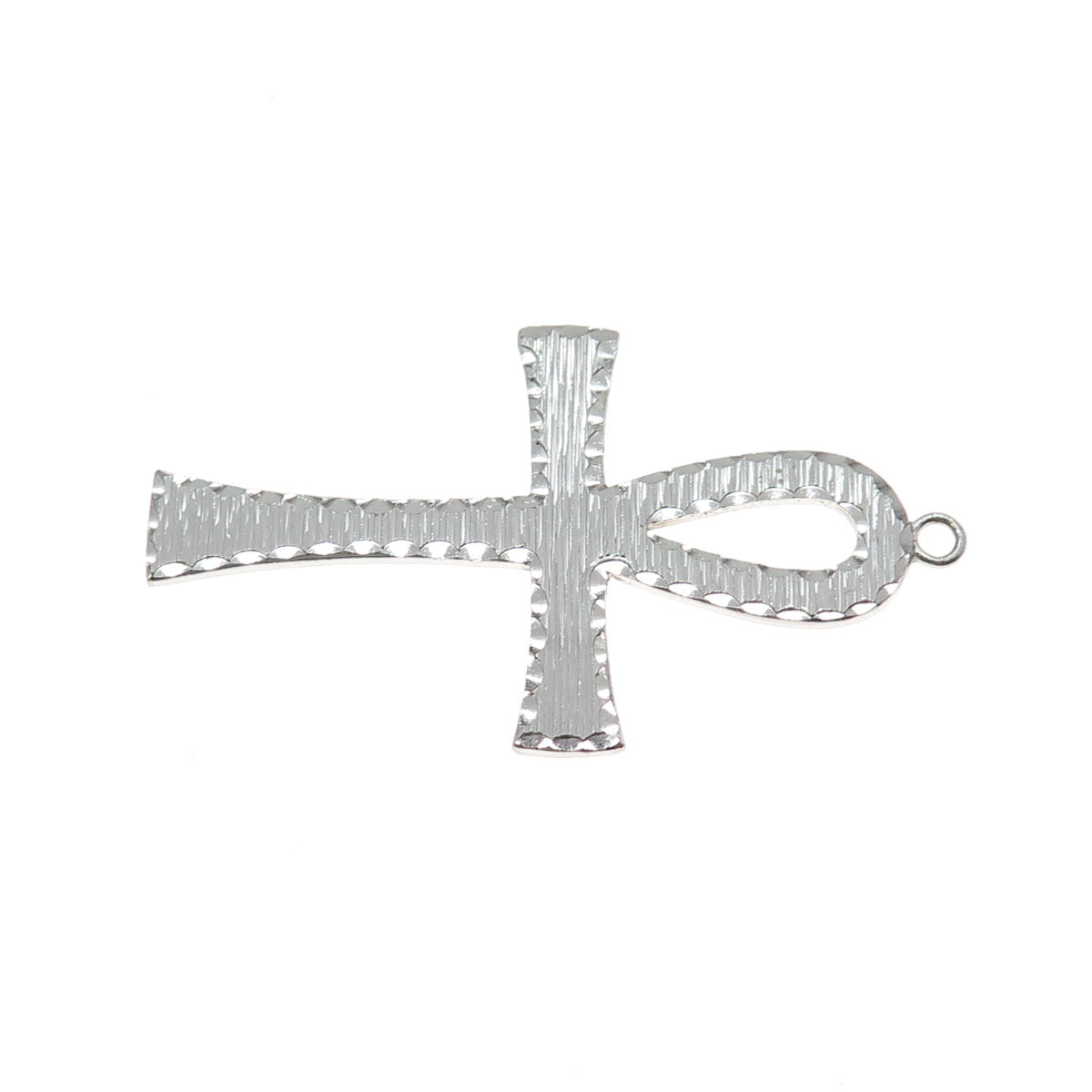 CARL ART 925 Sterling Silver Vintage Egyptian Ankh Pendant