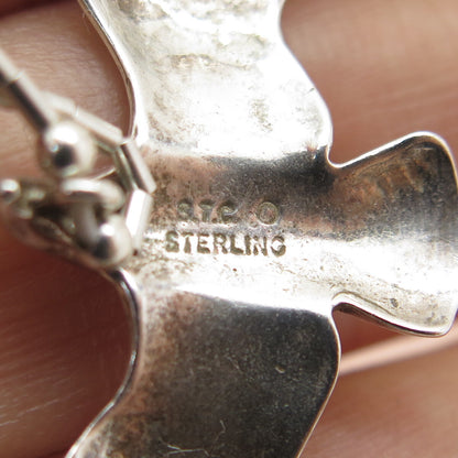 Skyway Trading Co Sterling Silver Vintage Southwestern Animal Chain Necklace