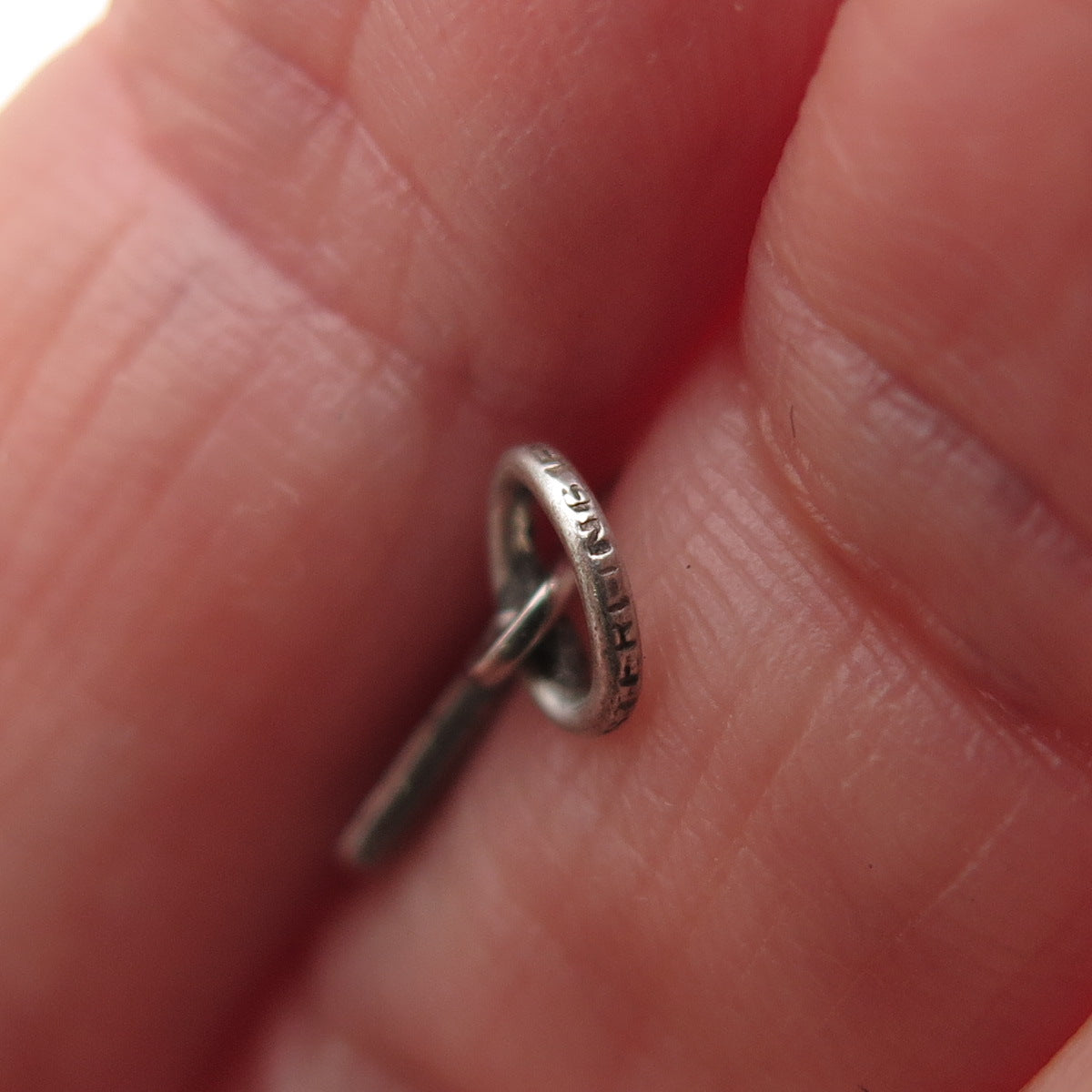 FRENCH & FRANKLIN 925 Sterling Silver Vintage Enamel Louisiana Mini Pendant