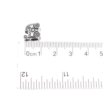 PANDORA 925 Sterling Silver Baby Carriage / Stroller Slide Bead Charm