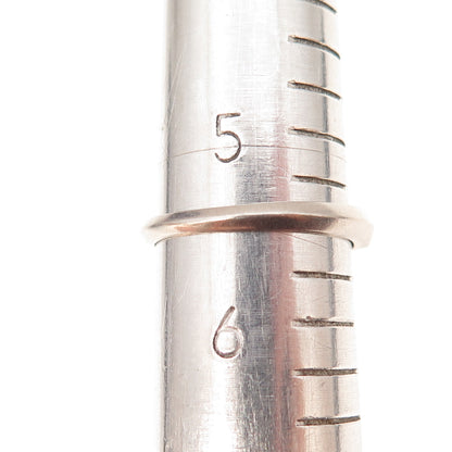 Antique Art Deco Platinum Real Round-Cut Diamond Engraved Ring Size 5.5