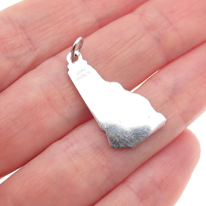 Mark Mercy 925 Sterling Silver Vintage New Hampshire Charm Pendant
