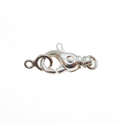 925 Sterling Silver Vintage Bracelet / Necklace Lobster Lock Clasp