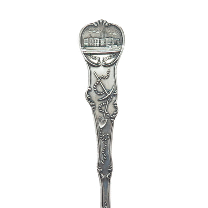 MECHANICS 925 Sterling Silver Antique Minnehaha Falls Minnesota Coffee Spoon
