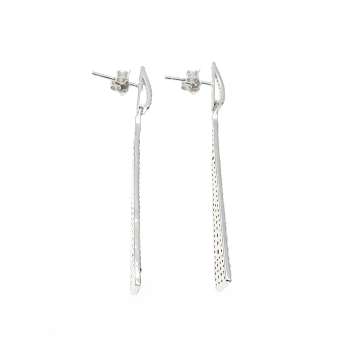 925 Sterling Silver Real Round-Cut Smoky Quartz Dangle Earrings