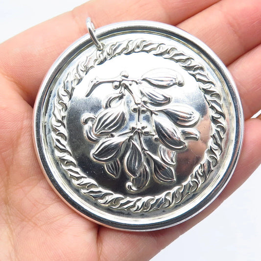 925 Sterling Silver Vintage Lunt 1976 Floral Ornament