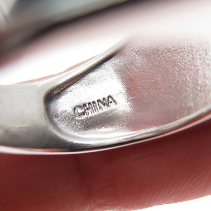 925 Sterling Silver Real Black Onyx Dad Ring Size 10.25