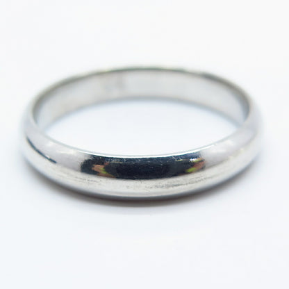 925 Sterling Silver Classic Band Ring Size 9.25