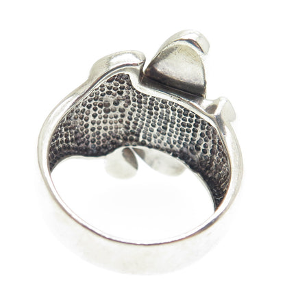 WHITNEY KELLY 925 Sterling Silver Vintage Real Multi-Gem Ring Size 9.5