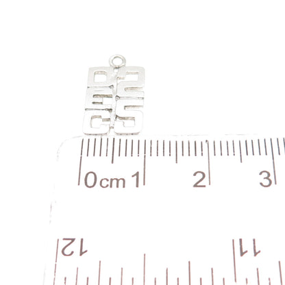 925 Sterling Silver Vintage December 25th Christmas Mini Charm Pendant
