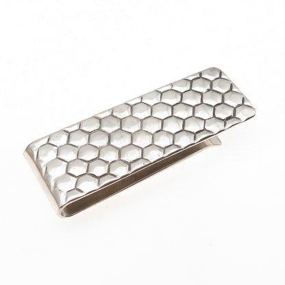 Tiffany & Co. 925 Sterling Silver Vintage Honey Comb Money Clip