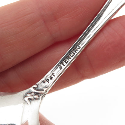 925 Sterling Silver Antique Art Deco Chicago States & Cities Coffee Spoon