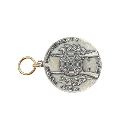 BALFOUR 925 Sterling Antique 1941 NYU Reserve Officers' Training Corps Pendant