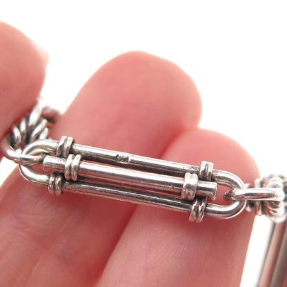 H. Brockwell C.E. Adams 925 Sterling Gold Antique 1904-09 Pocket Watch Fob Chain