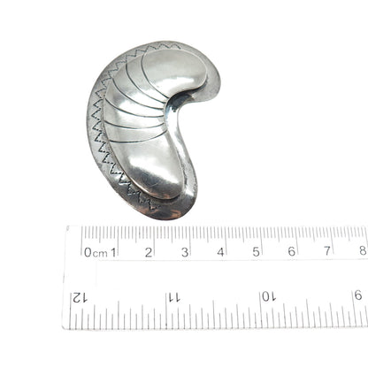 Nelson Piaso Navajo Old Pawn 925 Sterling Silver Vintage Cocoon Tribal Bolo Tie