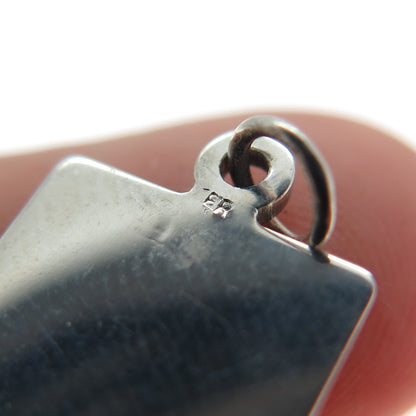 925 Sterling Silver Enamel No Longer A Lack Of Options Minimalist Charm Pendant