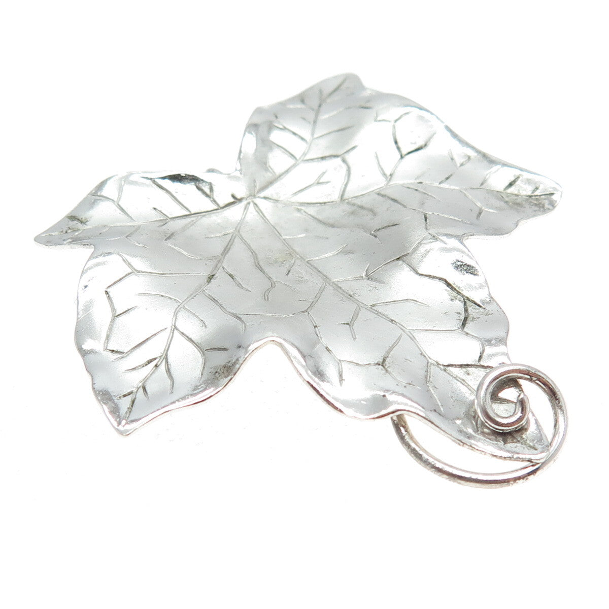 CARL ART 925 Sterling Silver Vintage Maple Leaf Pin Brooch / Pendant