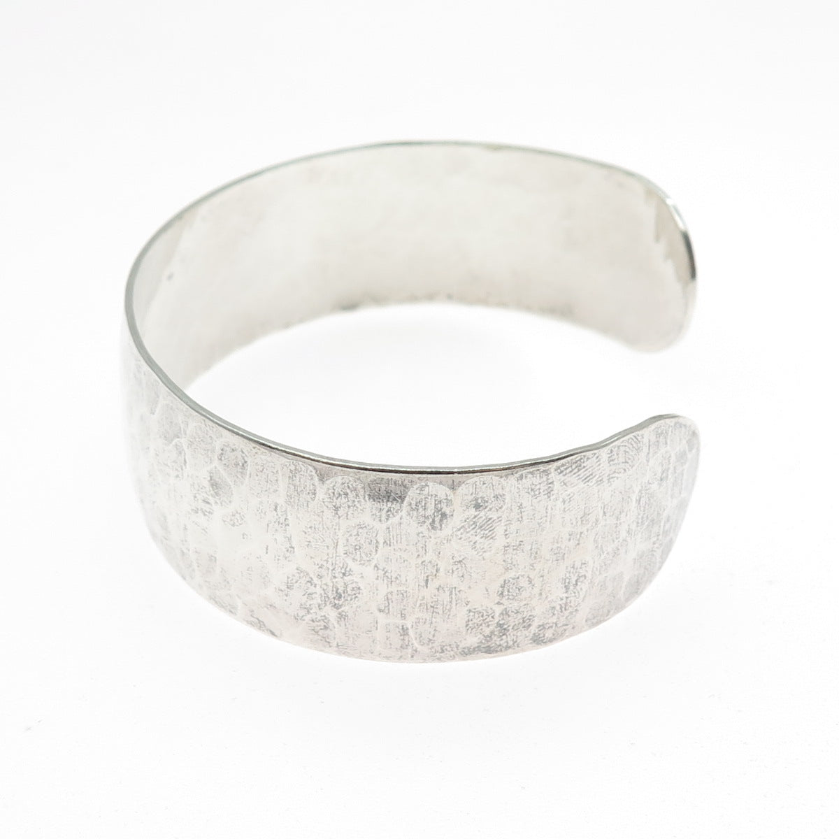 REED & BARTON 925 Sterling Silver Vintage Hammered Adjustable Bracelet 7" X642