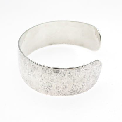 REED & BARTON 925 Sterling Silver Vintage Hammered Adjustable Bracelet 7" X642