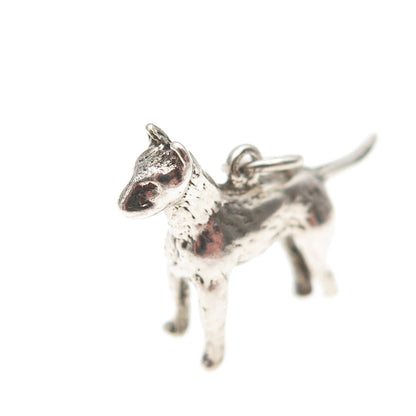 Maisels Indian 925 Sterling Silver Vintage Doberman 3D Mini Charm Pendant