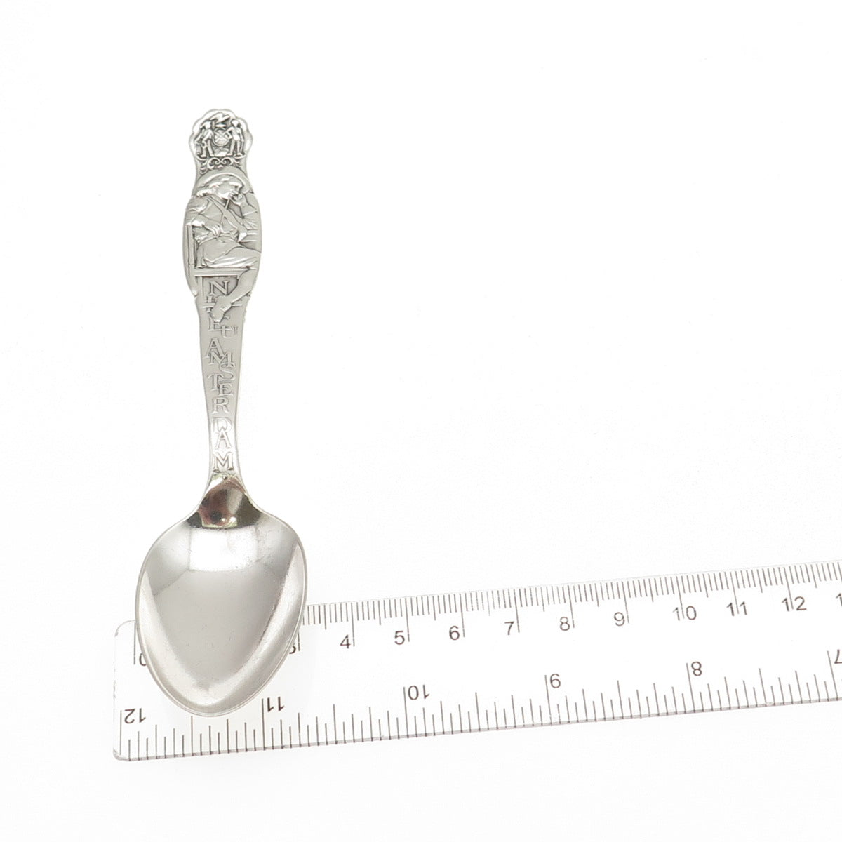 Whiting Mfg. 925 Sterling Silver Antique Art Deco New Amsterdam Coffee Spoon