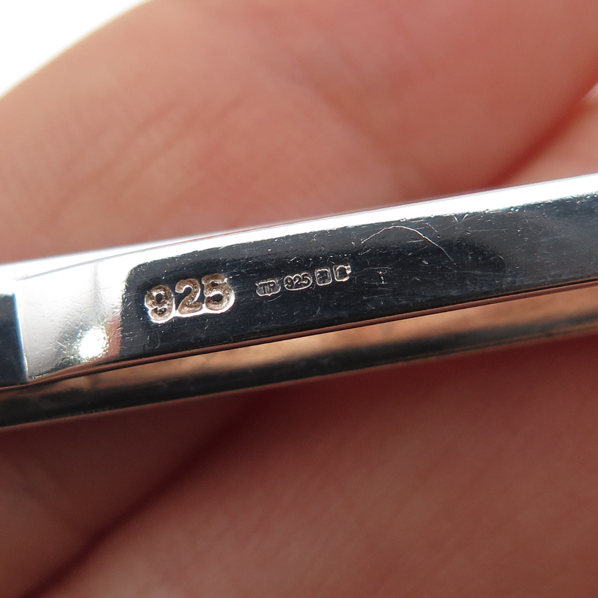 925 Sterling Silver Vintage PINK England East London / Go Arsenal Tie Clip
