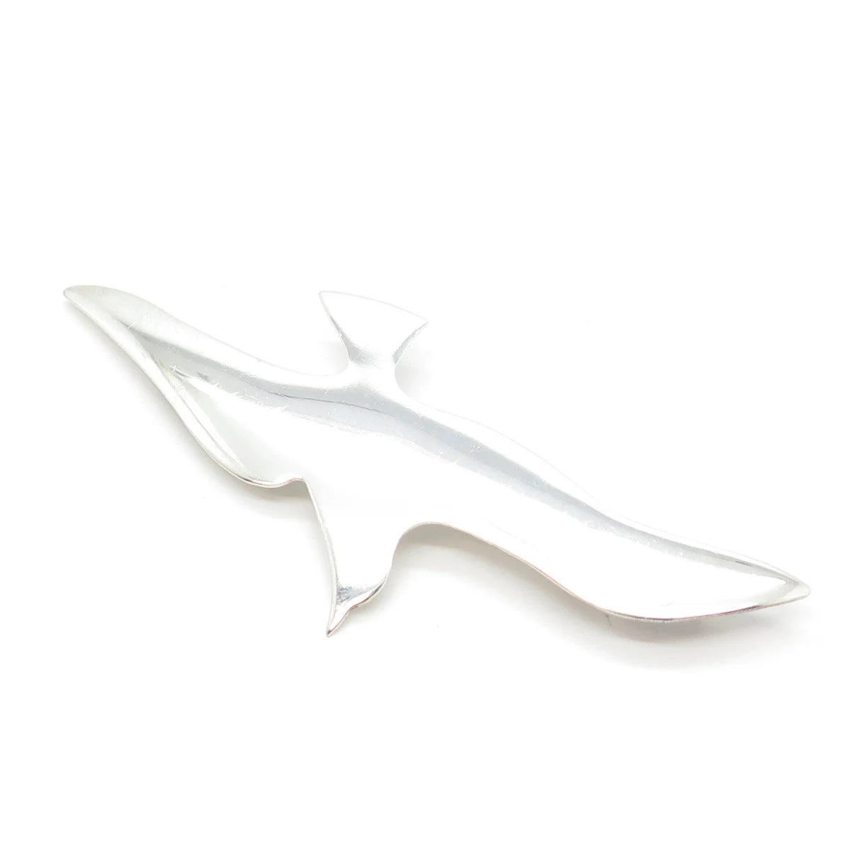925 Sterling Silver Vintage Herring Gull Bird Handcrafted Pin Brooch Pendant