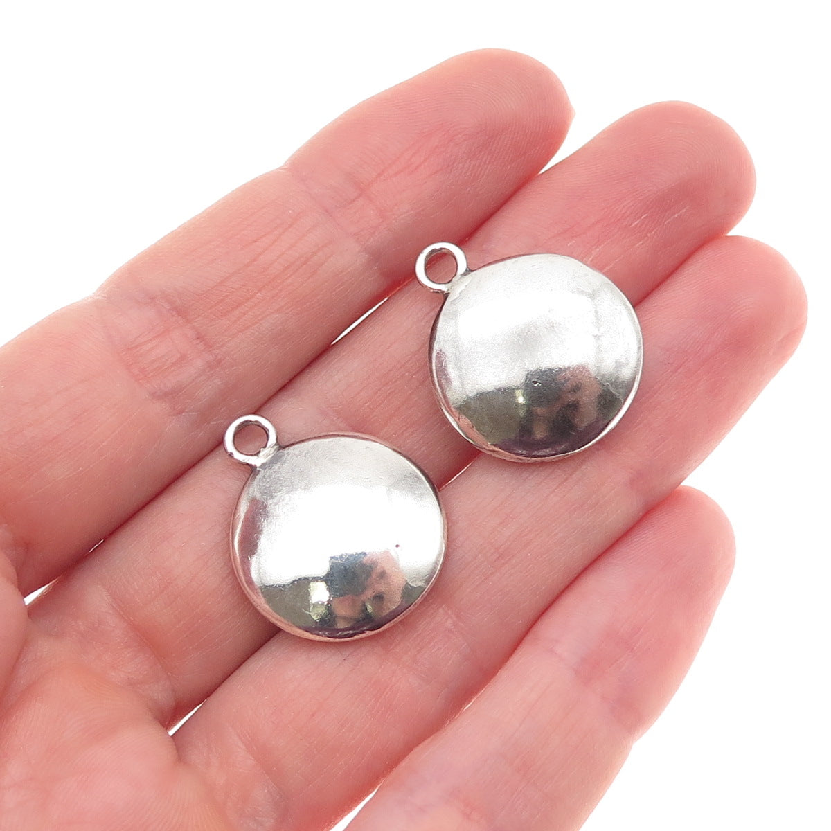 Old Pawn Sterling Silver Vintage Southwestern Kokopelli Tribal Jacket Earrings