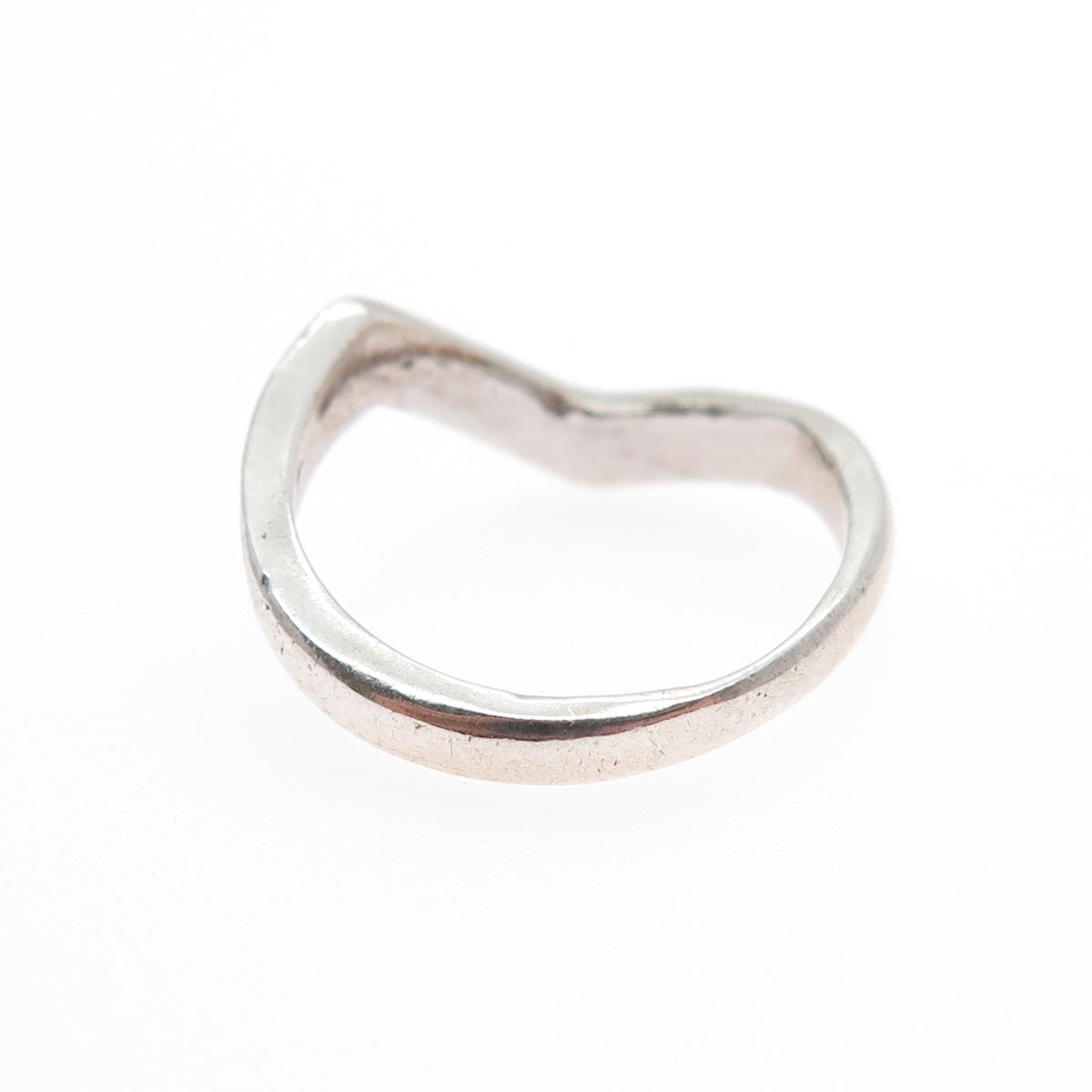 Old Pawn 925 Sterling Silver Vintage Southwestern Turquoise Inlay Ring Size 6.25