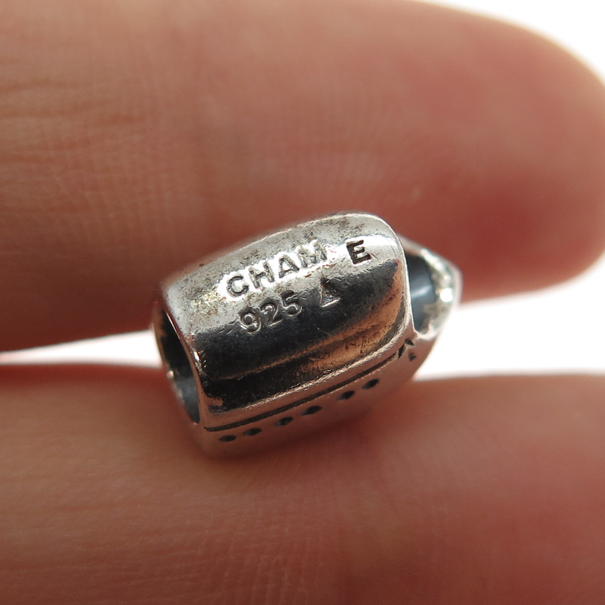 CHAMILIA 925 Sterling Silver Cruise Ship Slide Bead Charm