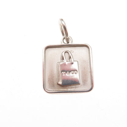 Tiffany & Co. 925 Sterling Silver 2012 Lexicon Bag Charm Pendant