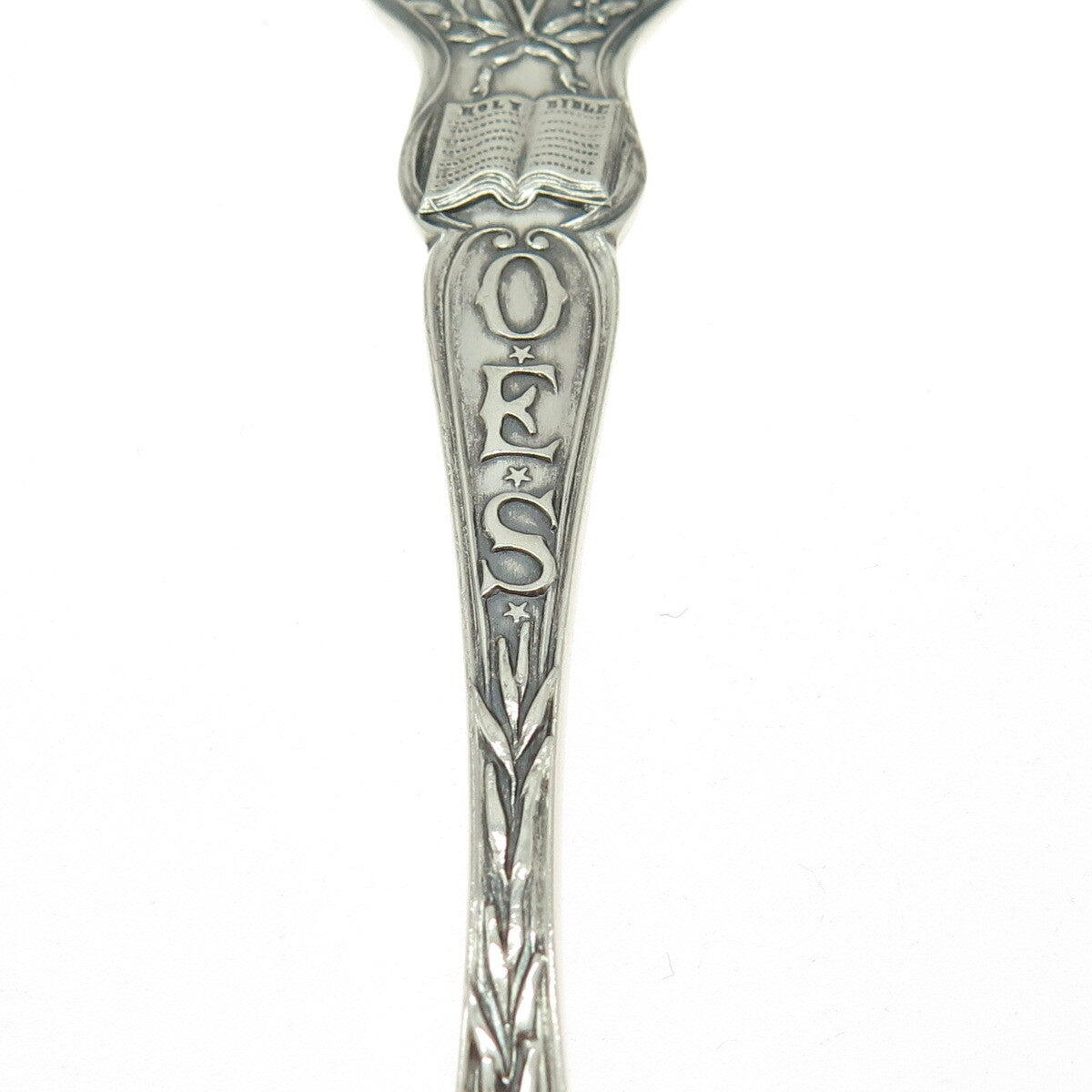 WATSON CO. Sterling Silver Antique Order of the Eastern Holy Bible Coffee Spoon
