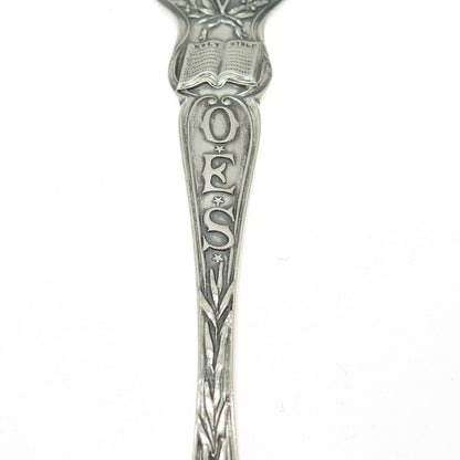 WATSON CO. Sterling Silver Antique Order of the Eastern Holy Bible Coffee Spoon